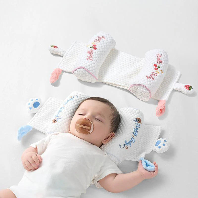 Almohada ajustable para moldear la cabeza del bebé