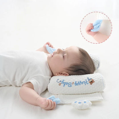 Almohada ajustable para moldear la cabeza del bebé