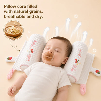 Almohada ajustable para moldear la cabeza del bebé